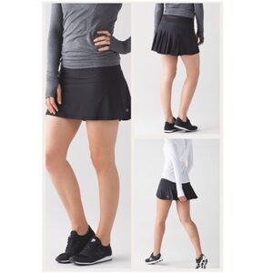 lululemon athletica Black Athletic Skirt